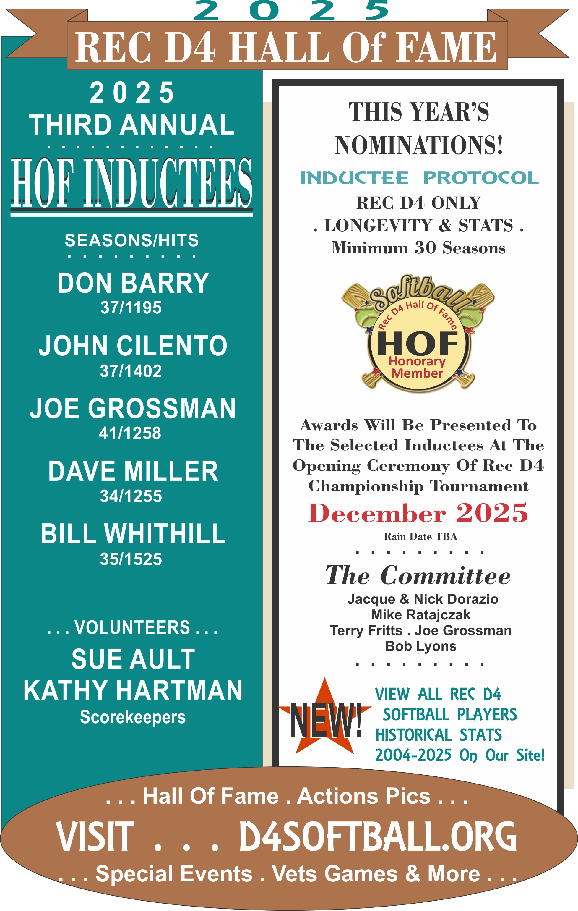 D4 Hall Of Fame